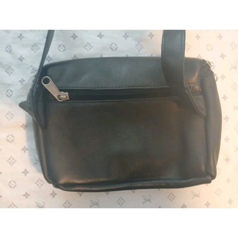 Black Genuine Leather CCW Fanny/Hip Pack